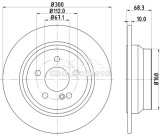 Disc frana AUDI A6 C5 Avant (4B5) (1997 - 2006) KRIEGER 0950004036