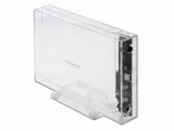 Rack extern USB-C 3.1 pentru 3.5&quot; SATA HDD / SSD transparent, Delock 42623