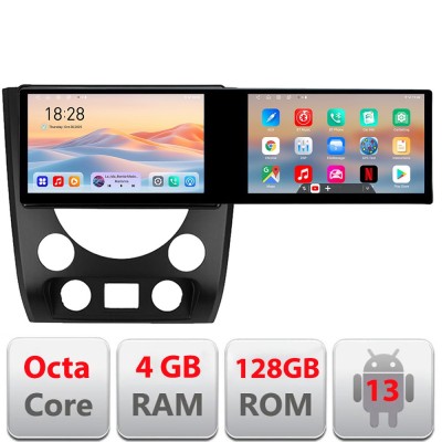 Navigatie Ssangyong Rexton 2013-2016 Edotec 2 ecrane 8 core 4+128 21.6 inch Incell android Wifi 5Ghz gps internet C CarStore Technology foto