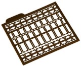 Stopper GOLDEN CATCH G.Carp Hair Extender Stops, Brown, 126buc/pac