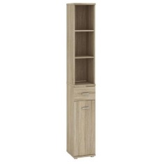 Biblioteca din pal maro stejar sonoma Mario 30x31x202 cm