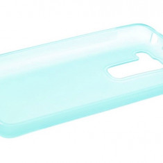 Husa silicon albastru turquoise semitransparent pentru LG G2 Mini D620/G2 Mini Dual Sim D618