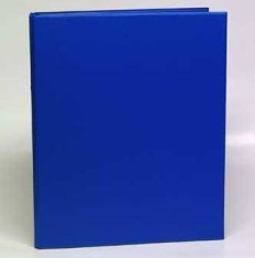 Caiet Mecanic 2 Inele - D25mm, Coperti Carton Plastifiat Pvc, A4, Aurora - Albastru foto