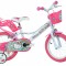 Bicicleta copii 14&#039;&#039; Hello Kitty PlayLearn Toys