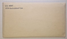 Set Monede United States Statele Unite America USA, 1978, 12 monede