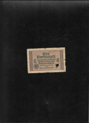 Germania 1 mark marca reichsmark 1940(44) seria196392575 uzata foto