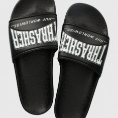 HUF papuci X Trasher barbati, culoarea negru