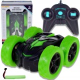 Mașină RC acrobatică 360&deg; cu LED și sunet, acumulator 3,7V 500 mAh, 15x15x6 cm