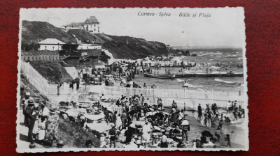 1933 Carmen Sylva Baile si Plaja C.P. circ. foto