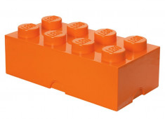 Cutie depozitare LEGO 2x4 portocaliu (40041760) foto