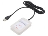 Cititor RFID USB Antenă 100mm Alb