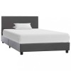 VidaXL Cadru de pat, gri, 90x200 cm, piele ecologică 284774