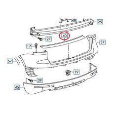 Bandou bara protectie Vw Touareg (7l), 10.2002-12.2006; Vw Touareg (7l2), 01.2007-04.2010, Spate, Aftermarket