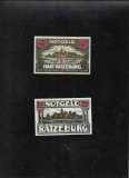 Set notgeld 25 + 50 pf Ratzeburg, Europa