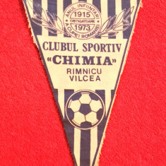 Fanion fotbal - CS "CHIMIA" RAMNICU-VALCEA (fara snurul de agatat)