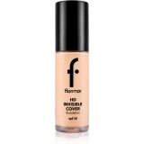 Flormar HD Invisible Cover Foundation Machiaj usor cu efect de luminozitate SPF 30 culoare 040 Light Ivory 30 ml