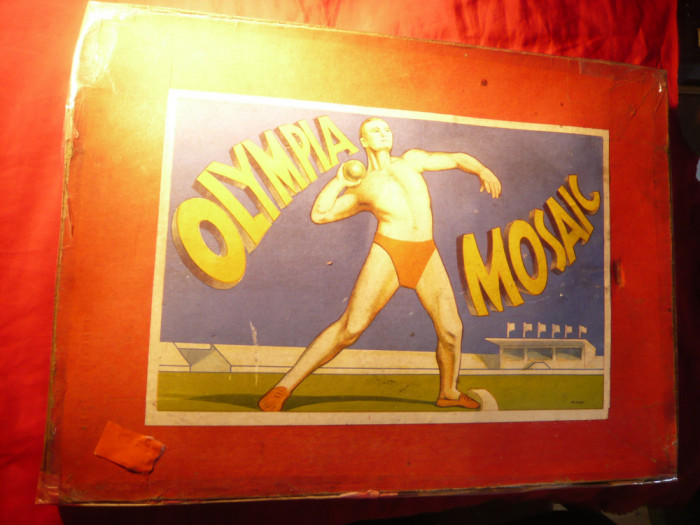 Joc vechi - Olympia Mosaic ,35x25x3cm , 4 planse modele ,suport si bilute color