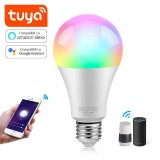 Bec Inteligent LED RGB+WW inteligent Smart A67, Wi-Fi, Tuya/Smartlife, E27, 9W (100W), 806 lm, lumina alba si colorata (2200-6500K) @SmartWIz smw82, Becuri inteligente, Naturata ( Peste 5000 K), Brand
