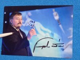 Foto fotbal (de colectie) - cu semnatura originala jucatorul ANTONIN PANENKA (Cehoslovacia)