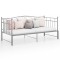 Gossi cadru pat canapea extensibila, gri, 90x200 cm, metal