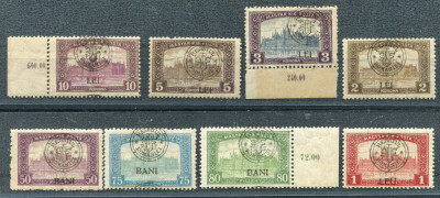 1919 , Mi 37 I - 44 I , Emisiunea Cluj / timbre PARLAMENT - serie MNH + MH foto