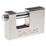 Lacat rectangular, ranforsat, 90mm, 3 chei