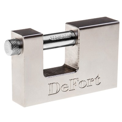 Lacat rectangular, ranforsat, 90mm, 3 chei foto