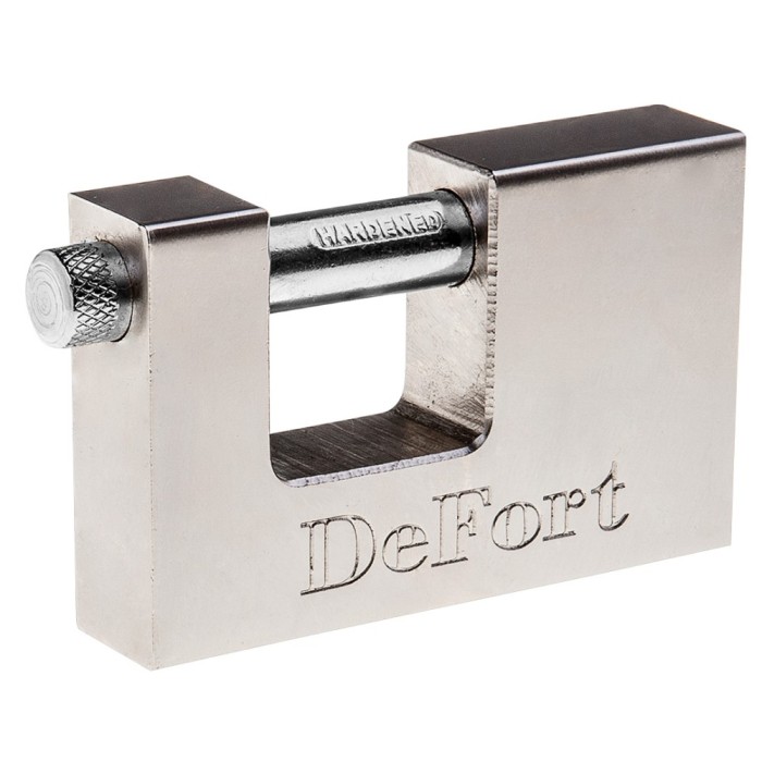Lacat rectangular, ranforsat, 90mm, 3 chei