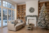 Brad artificial de Craciun Frosty 210 cm, nins, 3D+2D, extra des