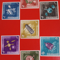 SHARJAH, SPACE - SERIE COMPLETĂ MNH IMPERF.