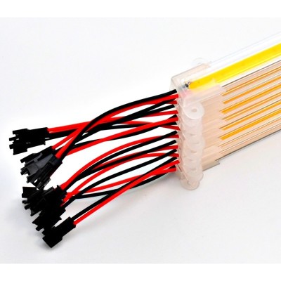 Bara cu Led COB 220V Alb-Cald 3500K, 50cm x 10buc/set foto