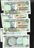 Mozambique Mozambic 1000 1.000 escudos 1972 pret pe bucata