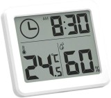 Mini Statie Meteo MRG M-365, Pentru interior, Termometru, Higrometru, Alb C365