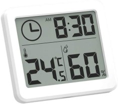Mini Statie Meteo MRG M-365, Pentru interior, Termometru, Higrometru, Alb C365