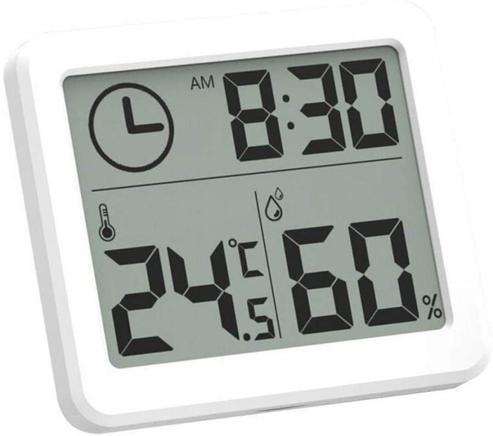 Mini Statie Meteo MRG M-365, Pentru interior, Termometru, Higrometru, Alb C365