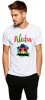 Tricou barbati alb - Exotic - S, THEICONIC