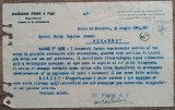 Scrisoare catre comerciant roman, Mariano Pane &amp; Figli, Piano di Sorrento 1943