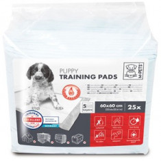 Covorase absorbante de antrenament M-PETS All Day pentru catei, 60 x 60 cm, 25 buc AnimaPet MegaFood