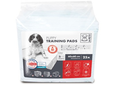 Covorase absorbante de antrenament M-PETS All Day pentru catei, 60 x 60 cm, 25 buc AnimaPet MegaFood foto