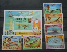 LIBERIA BLOC SI SERIE AVIA?IE foto