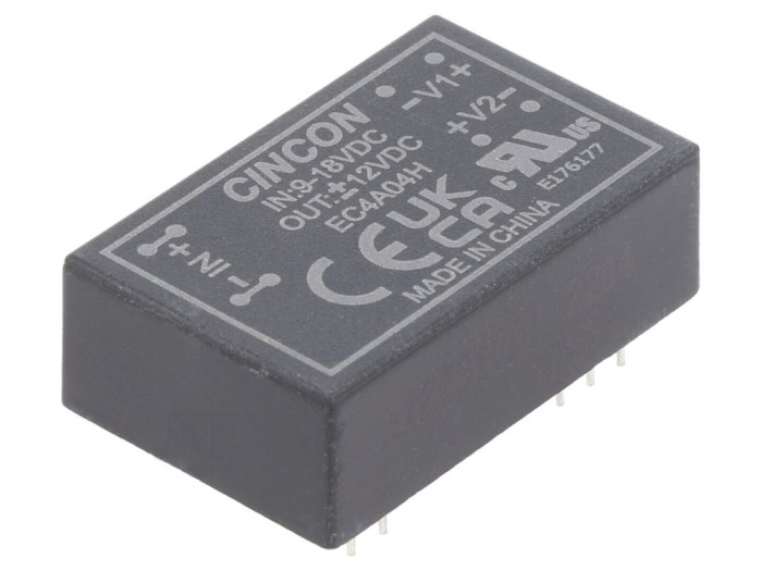 Convertor DC/DC 9-18V la 12V/-12V