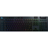 Tastatura mecanica gaming Logitech G915, Ultraslim, Lightspeed Wireless, Lightsync RGB, Switch Tactil