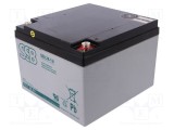 Acumul: plumb-acid 12V 26Ah AGM nu necesită &icirc;ntreţinere 8kg