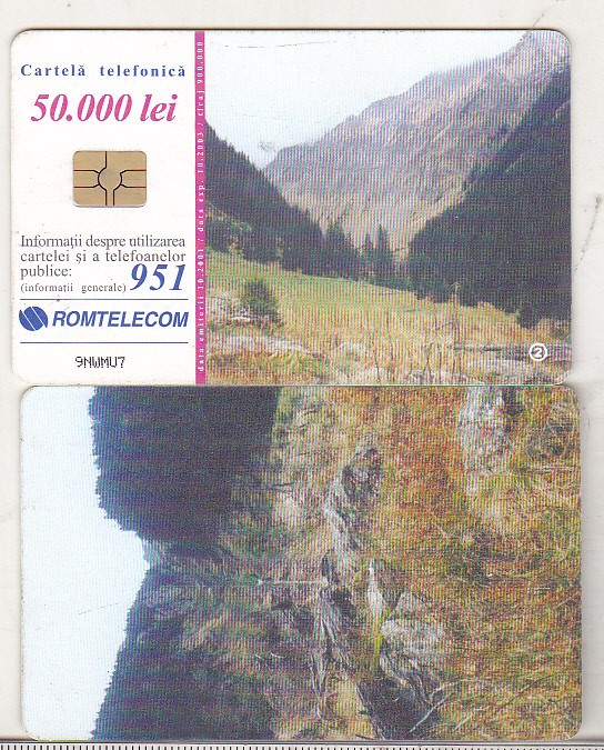 bnk card Cartela telefonica 2001 - Munti 2 - RO-ROM-0122