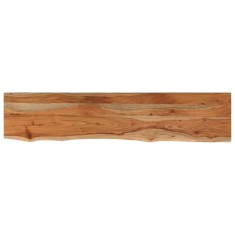 Blat masa 160x30x2,5 cm dreptunghiular lemn acacia margine vie foto