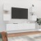 Gossi set dulap tv, 6 piese, alb, lemn prelucrat