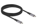 Cablu USB C bidirecțional 2m, aurit, 40Gbps, DELOCK