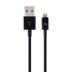 Cablu de date Gembird USB 2.0 - Lightning 1m Black foto