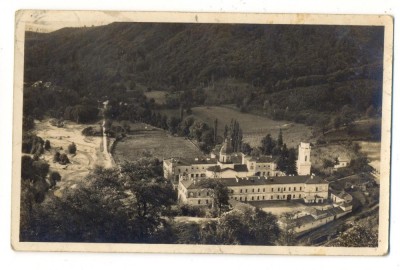 AD 862 C. P. VECHE - MANASTIREA BISTRITA-VALCEA, VEDERE GENERALA -CIRCULATA 1940 foto