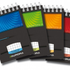 Blocnotes Cu Spirala, A7, 60 File - 90g/mp, Aurora Mano - Matematica